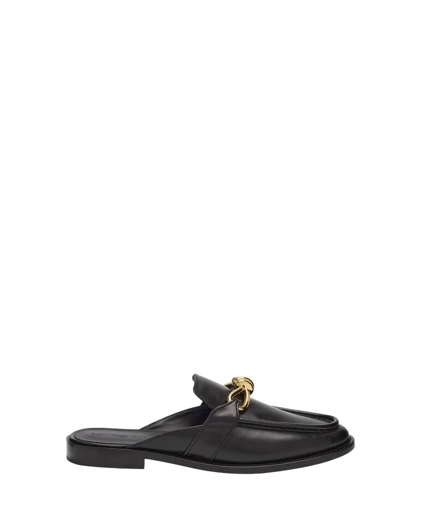 Bottega Veneta Astaire Knot Leather Loafer Mules