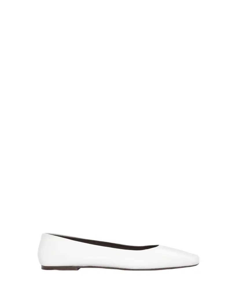 THE ROW Lambskin Leather Ballerina Flats