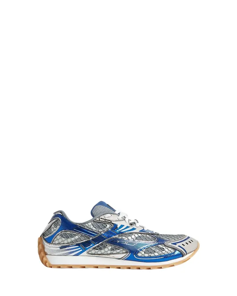 Bottega Veneta Orbit Metallic Net Runner Sneakers