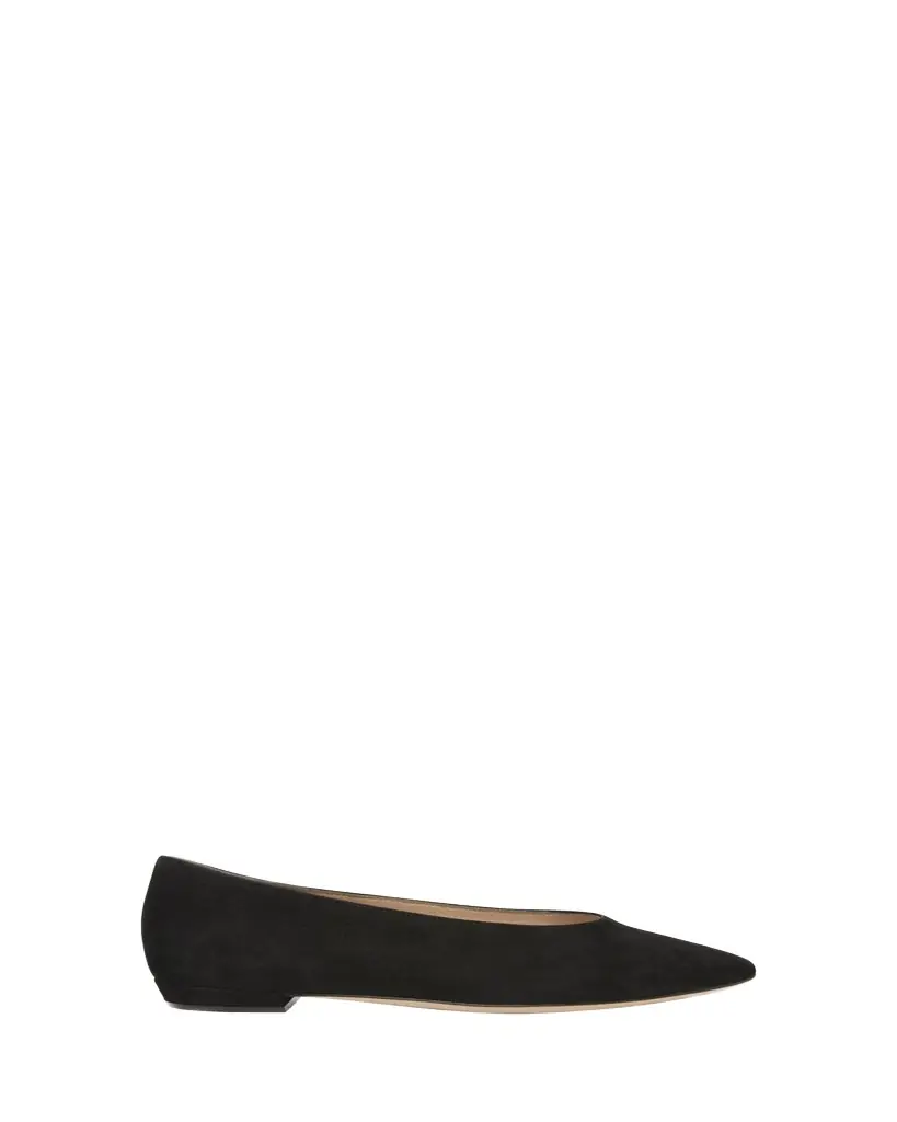 Gianvito Rossi Suede Ballerina Flats - Women's Shoes