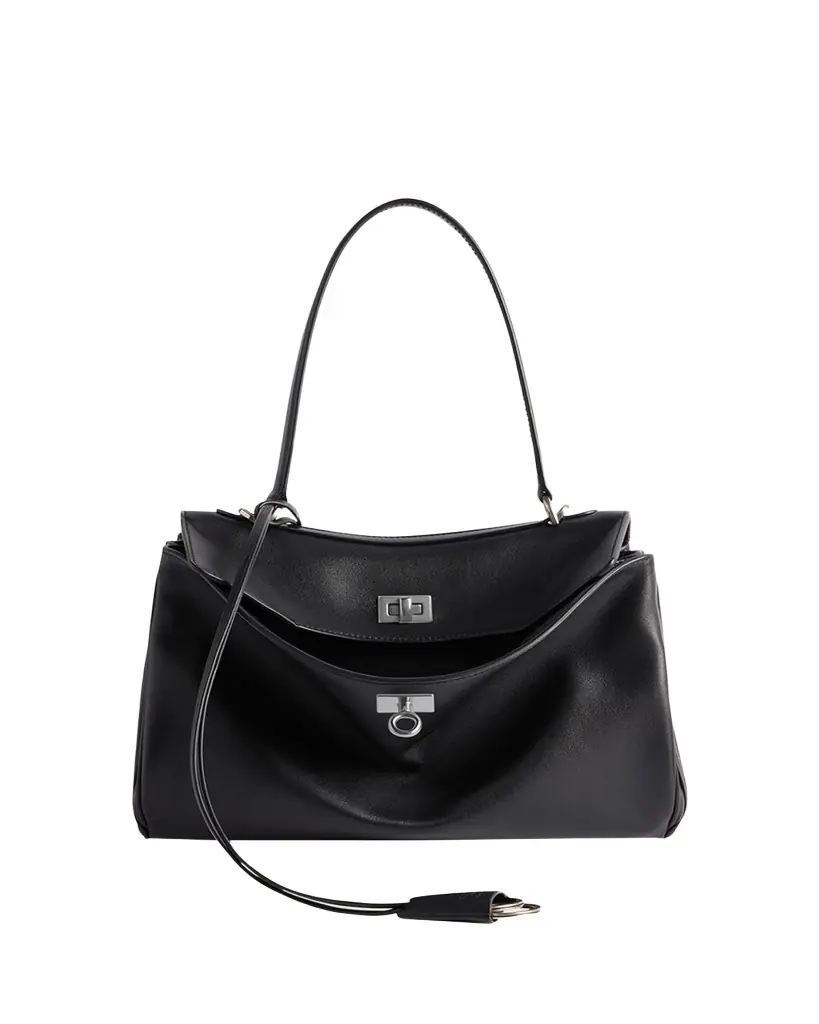 Balenciaga Rodeo Small Calfskin Top-Handle Bag