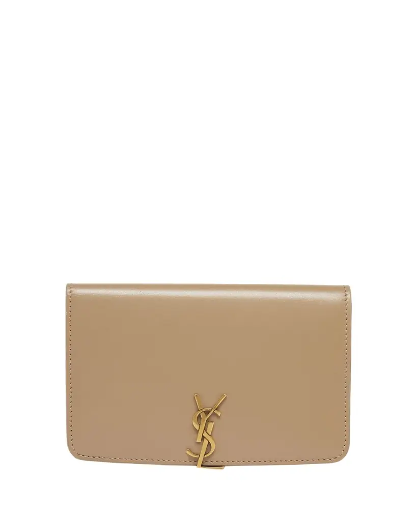 Saint Laurent YSL Passport Holder in Calfskin