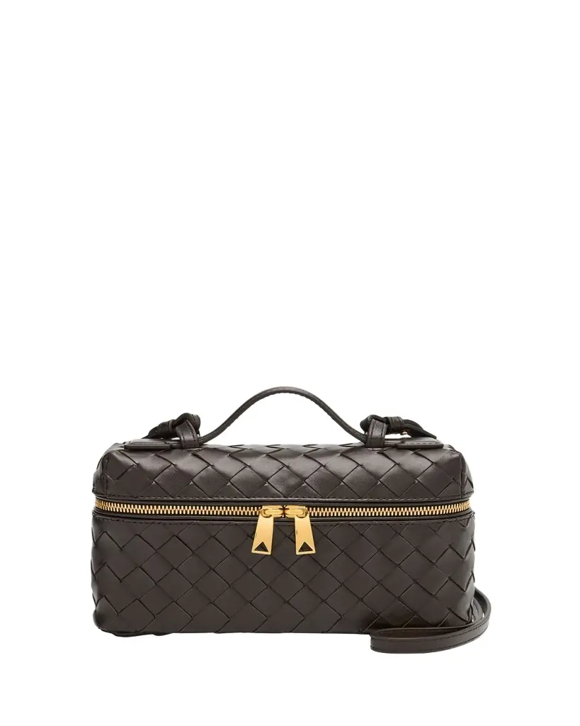Bottega Veneta Bang Bang Vanity Intrecciato Leather Crossbody Bag