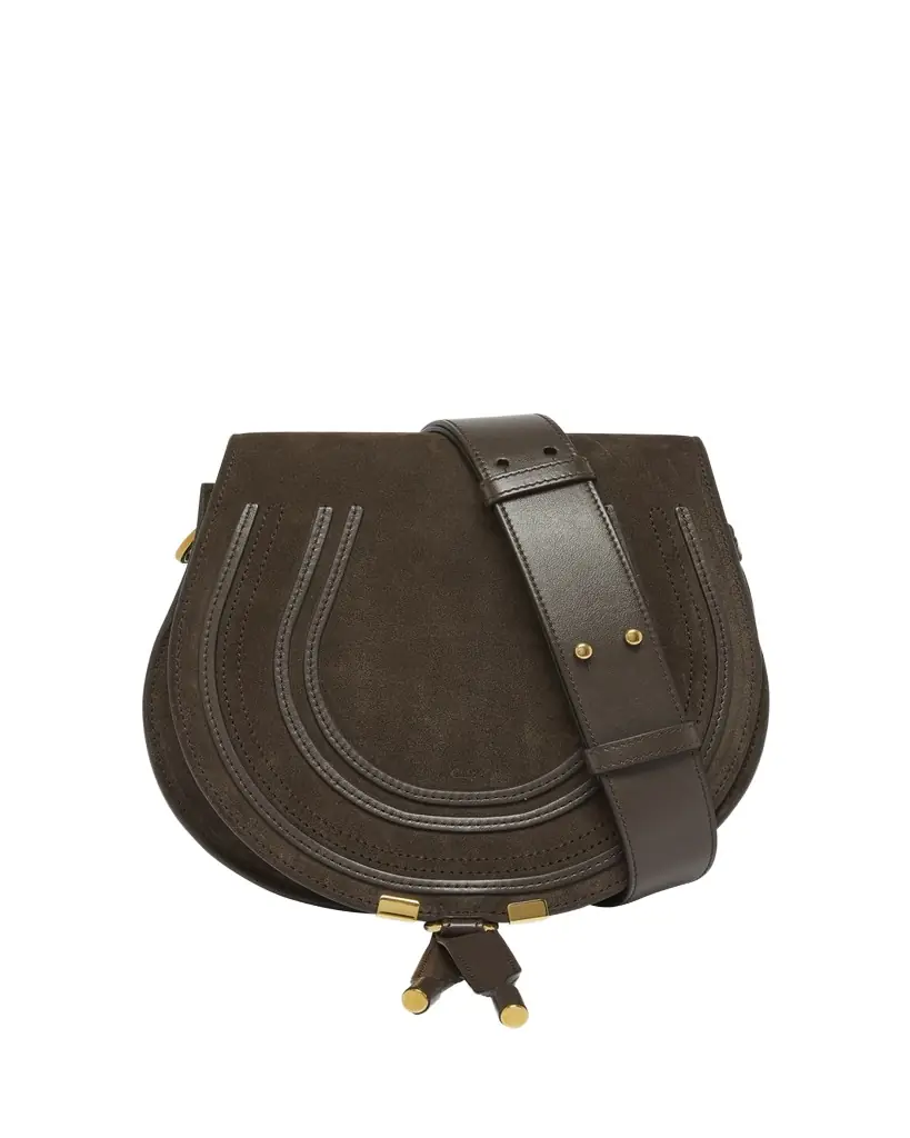 Chloe Marcie Crossbody Bag in Calfskin Suede
