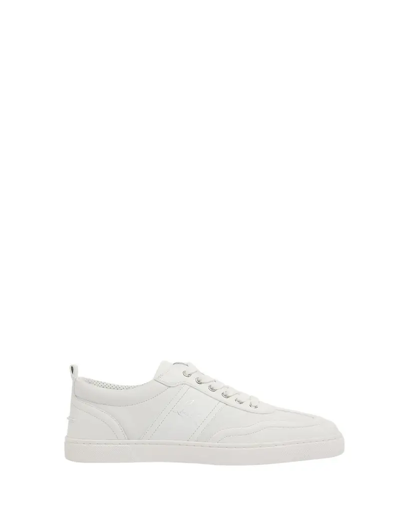 Christian Louboutin Men's Retero Grained Leather Low-Top Sneakers