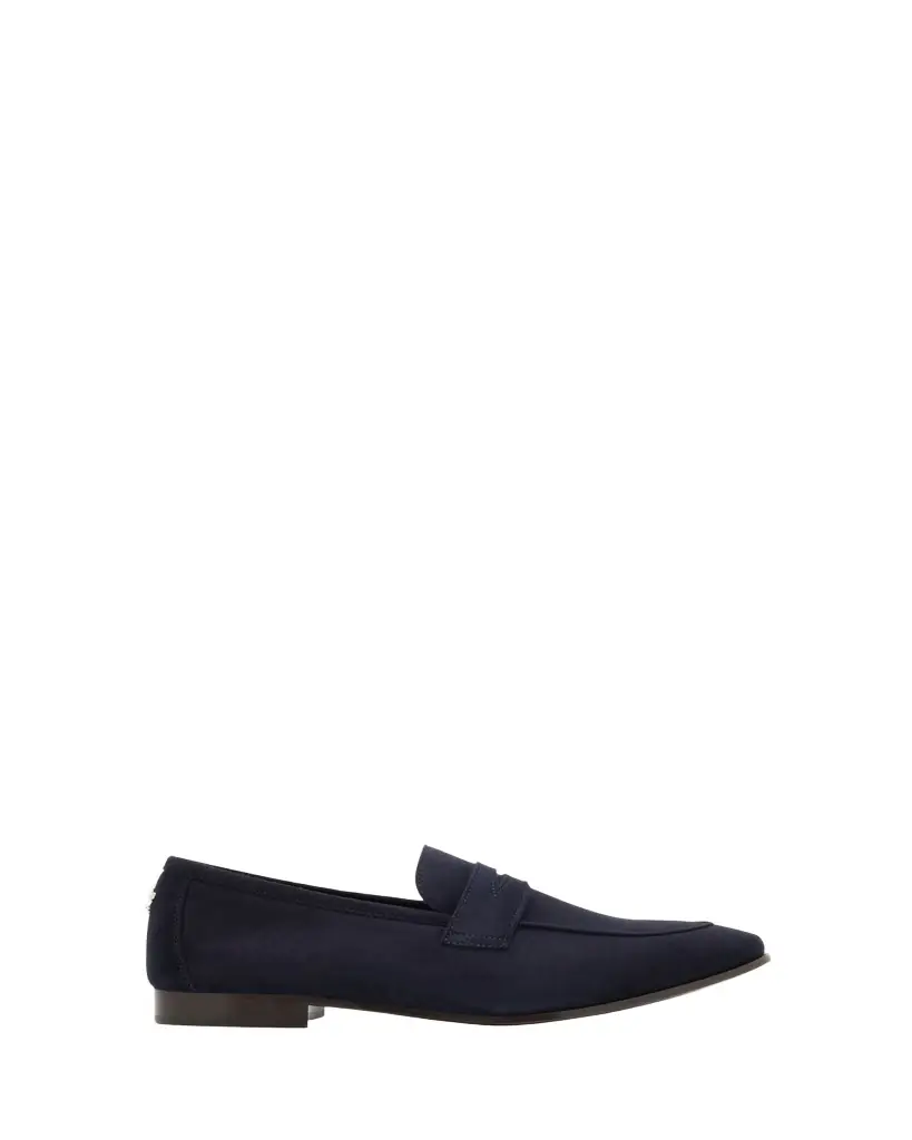Bougeotte Suede Flaneur Penny Loafers