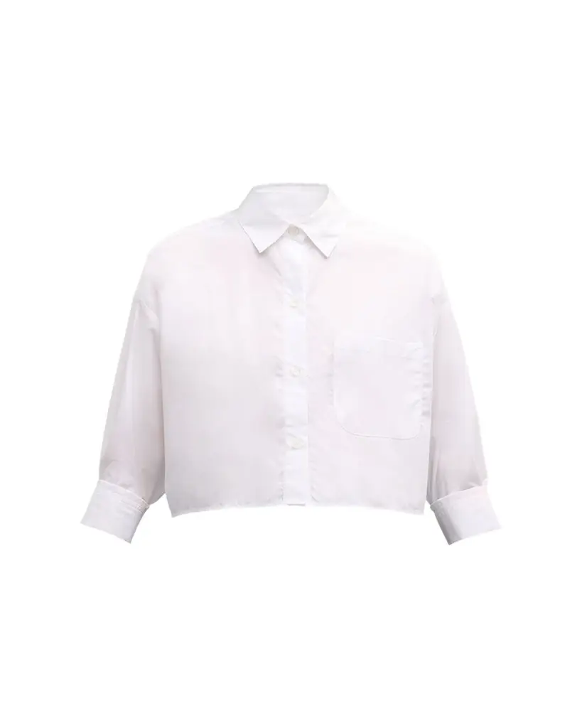 TWP Soon To Be Ex Superfine Cotton Button-Front Shirt