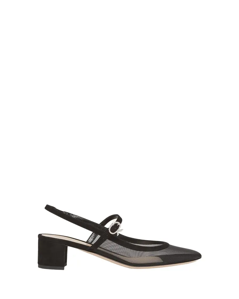 Gianvito Rossi Mesh Mary Jane Ballerina Pumps - Women's Shoes