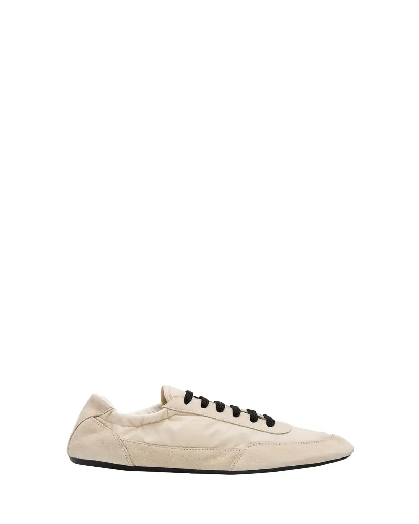 Prada Collapse Low-Top Suede Sneakers
