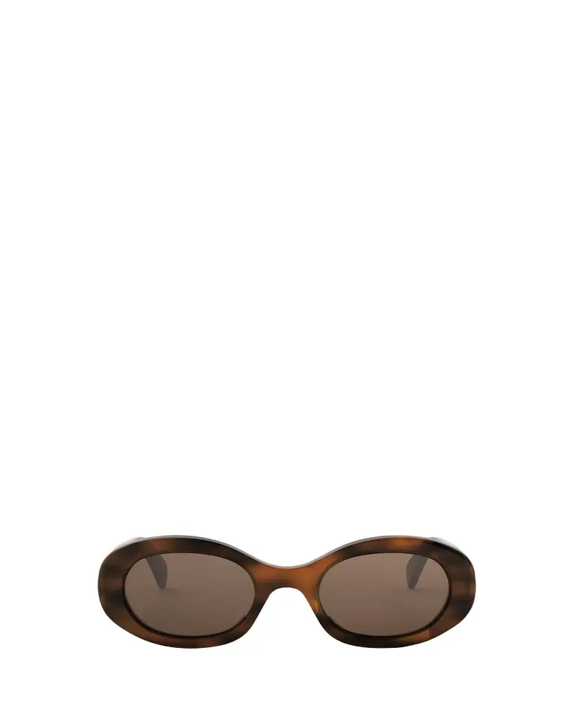 Celine Triomphe Acetate Oval Sunglasses