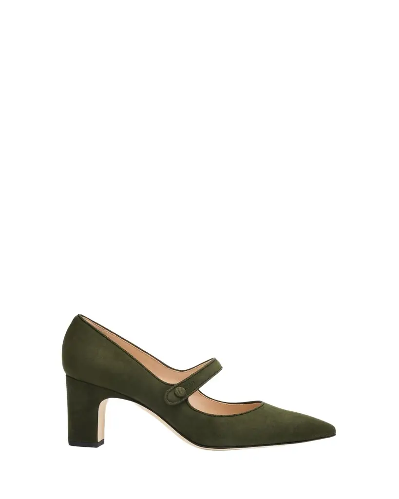 Manolo Blahnik Campariba Kid Suede Pumps