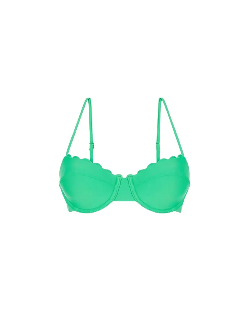 Ramy Brook Leyla Scallop Bikini Top