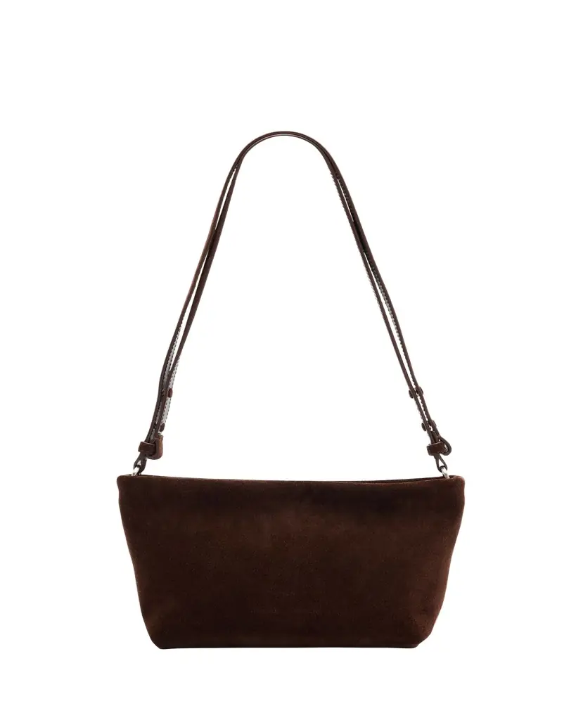 Proenza Schouler Bond Zip Suede Shoulder Bag