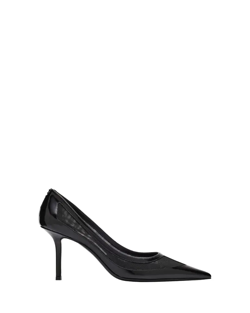 Jimmy Choo Love 85 Spazzolato Mesh Pumps