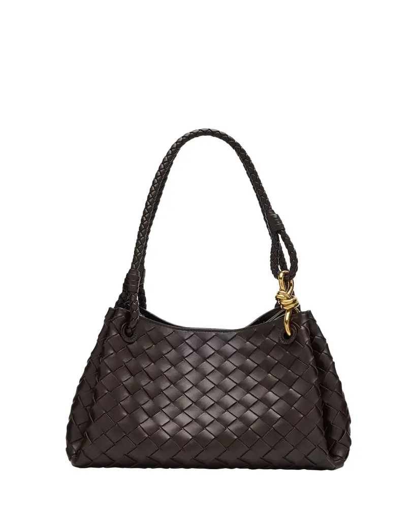 Bottega Veneta Parachute Medium Nappa Leather Shoulder Bag