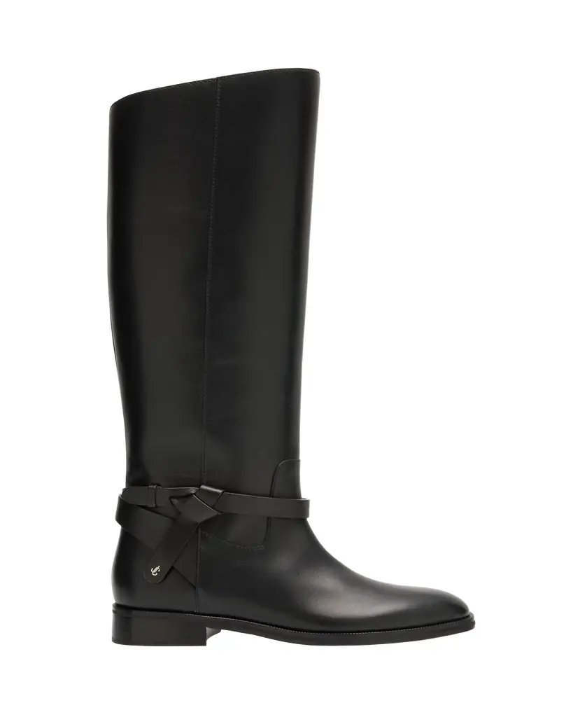 Jimmy Choo Lawton Leather Knee Boots