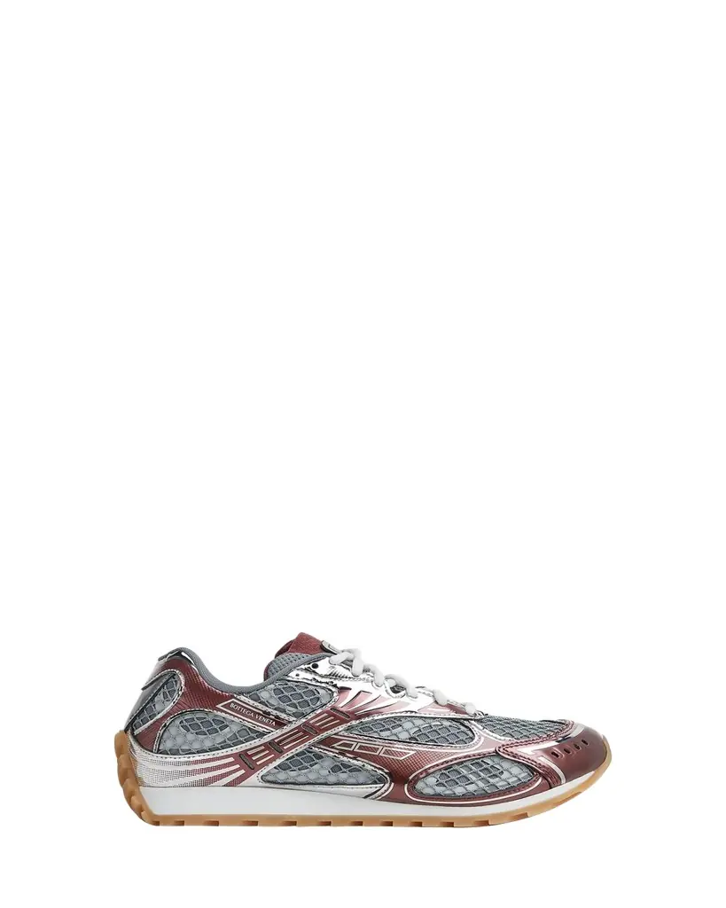 Bottega Veneta Orbit Metallic Net Runner Sneakers