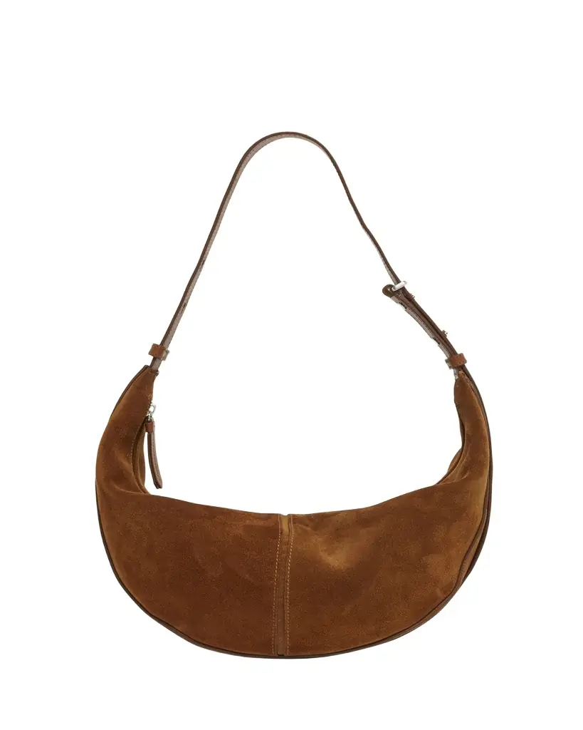 Proenza Schouler Slide Zip Suede Shoulder Bag