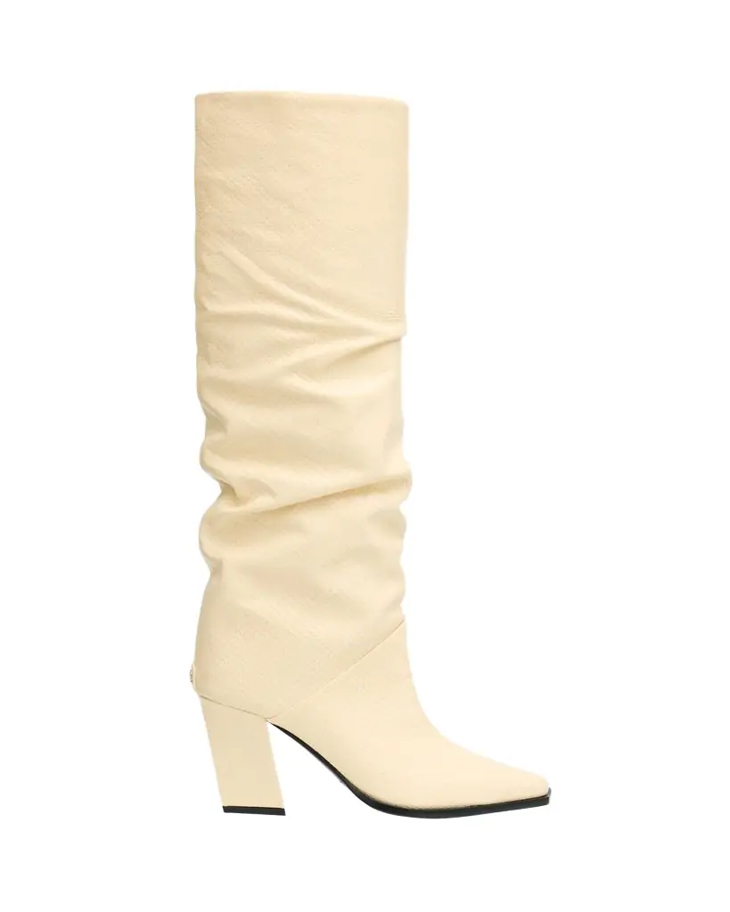 Jimmy Choo Hart 85 Printed Leather Knee-High Boots