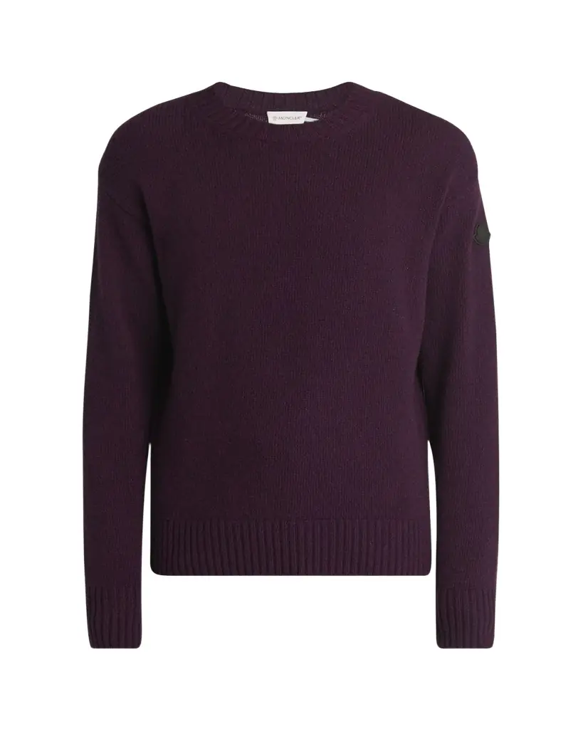 Moncler Men's Wool and Cashmere Crewneck Sweater