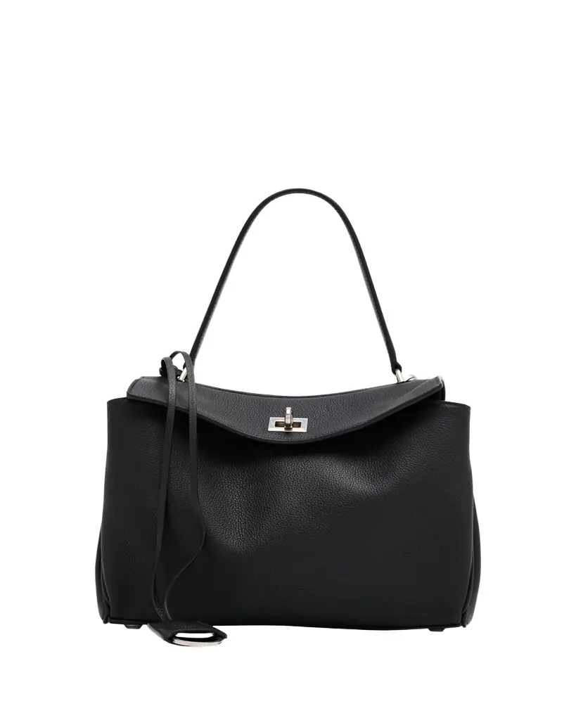 Balenciaga Rodeo Small Grained Leather Top-Handle Bag - Women's Bags