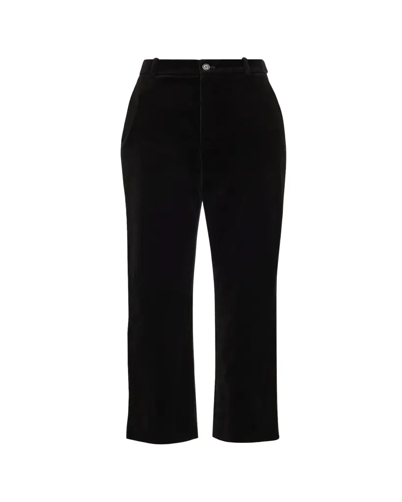 Saint Laurent Velvet Flare Trousers