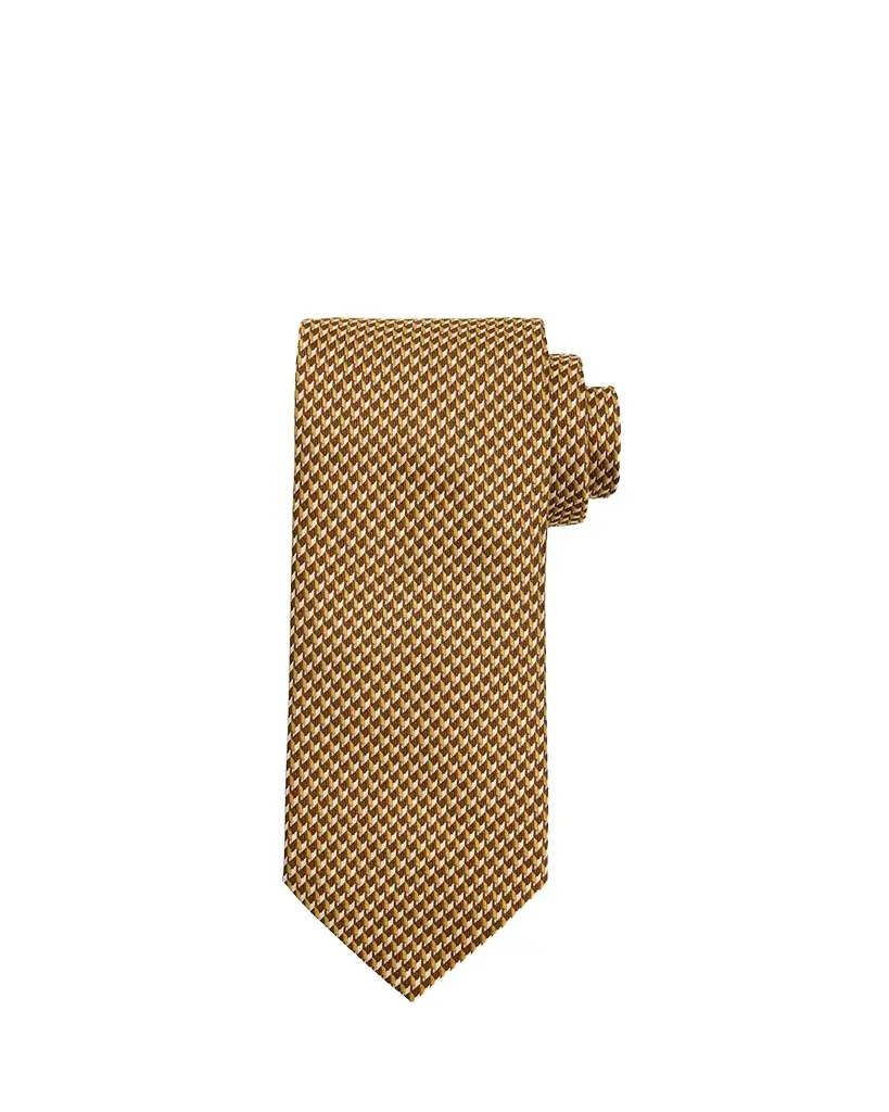 Brioni Men's Geometric Check Silk Tie