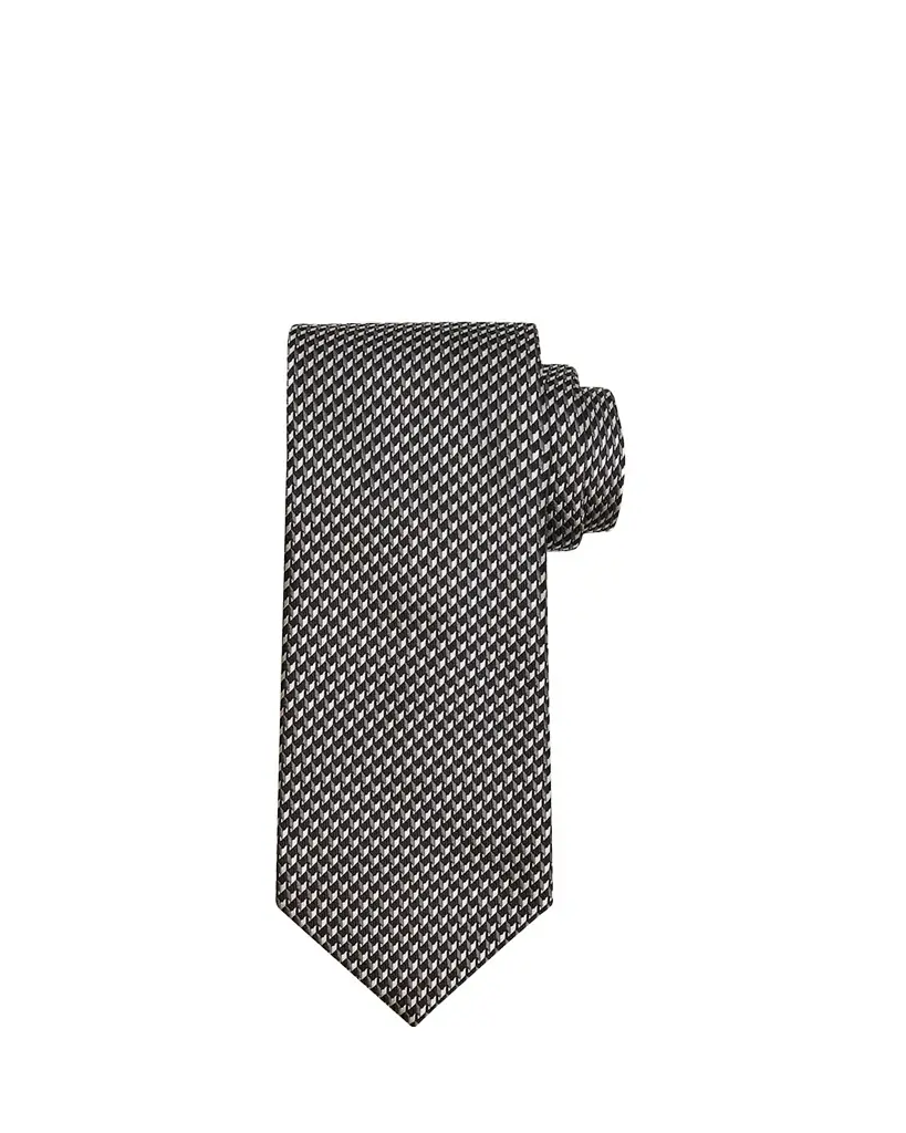 Brioni Men's Geometric Check Silk Tie