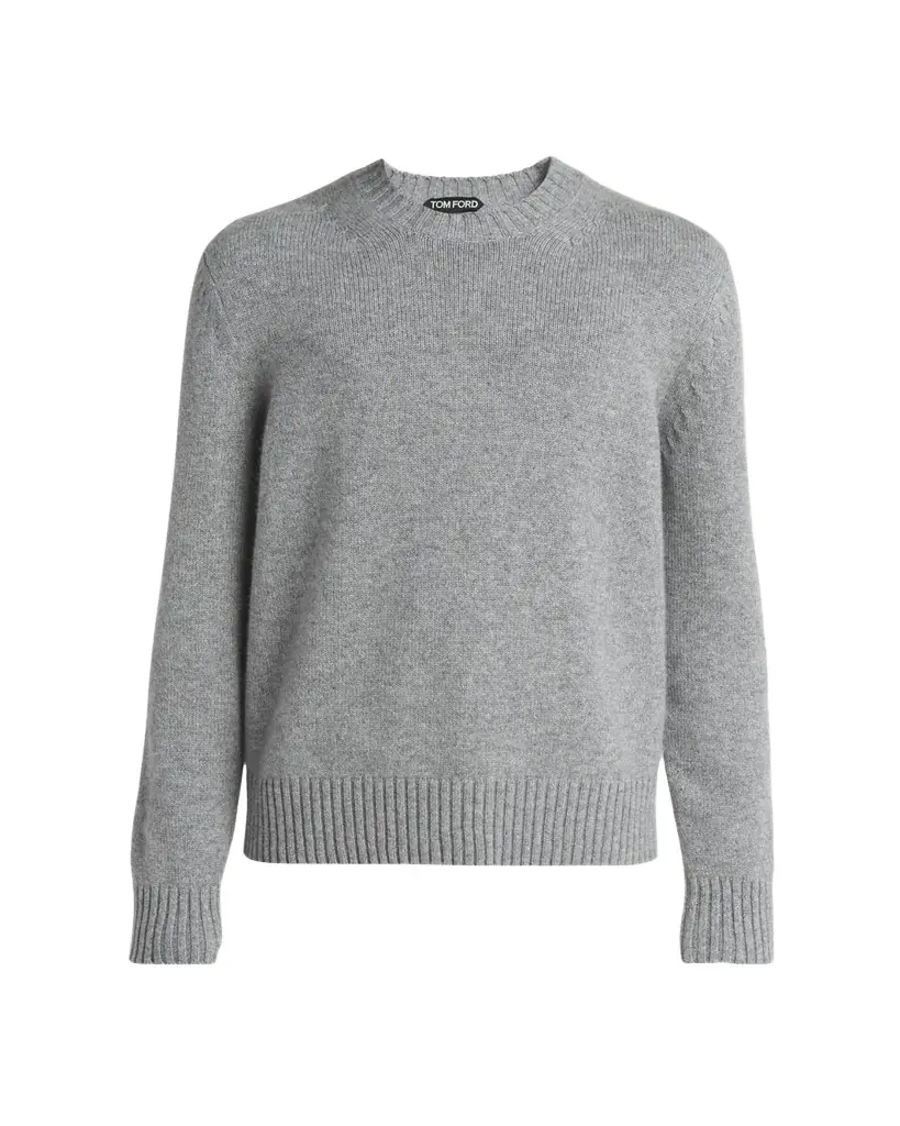 TOM FORD Men's 5 Gauge Cashmere Crewneck Sweater