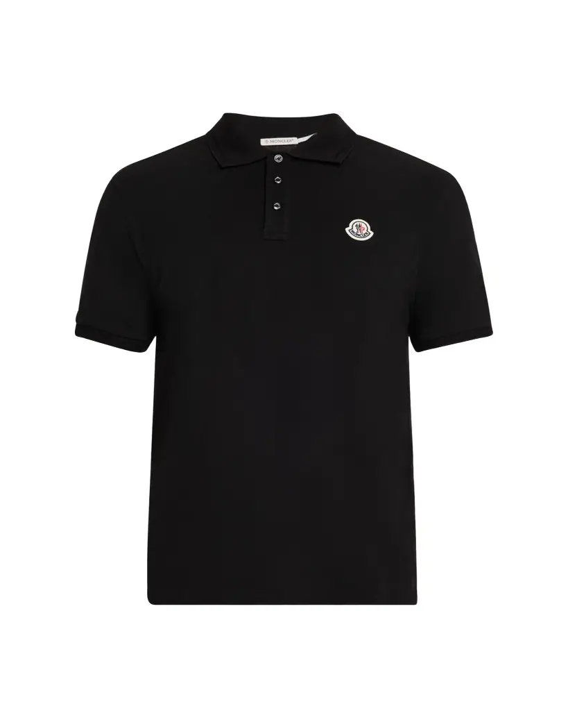 Moncler Men's Chest-Logo Pique Polo Shirt