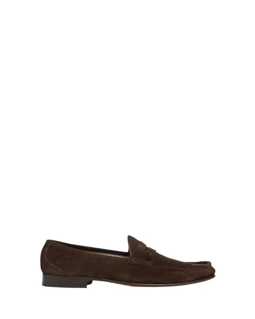 TOM FORD Men's York Suede Penny Loafers
