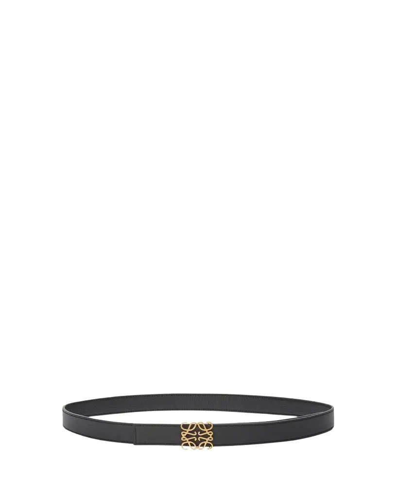 Loewe Anagram Reversible Grained Leather Belt