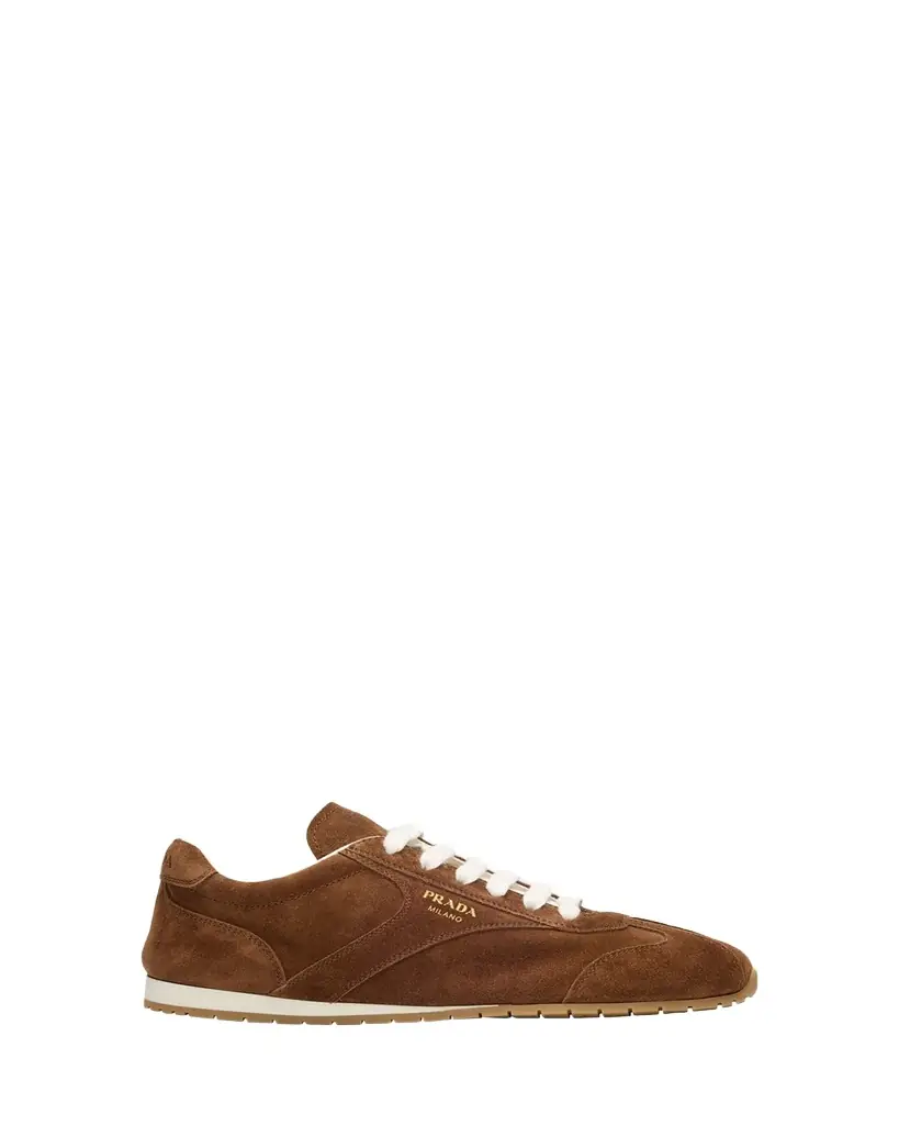 Prada Suede Low-Top Sneakers
