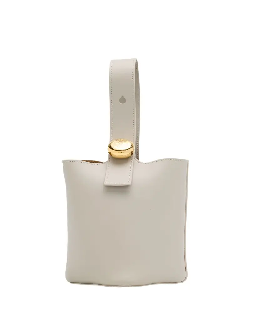Loewe Pebble Mini Bucket Bag in Smooth Leather