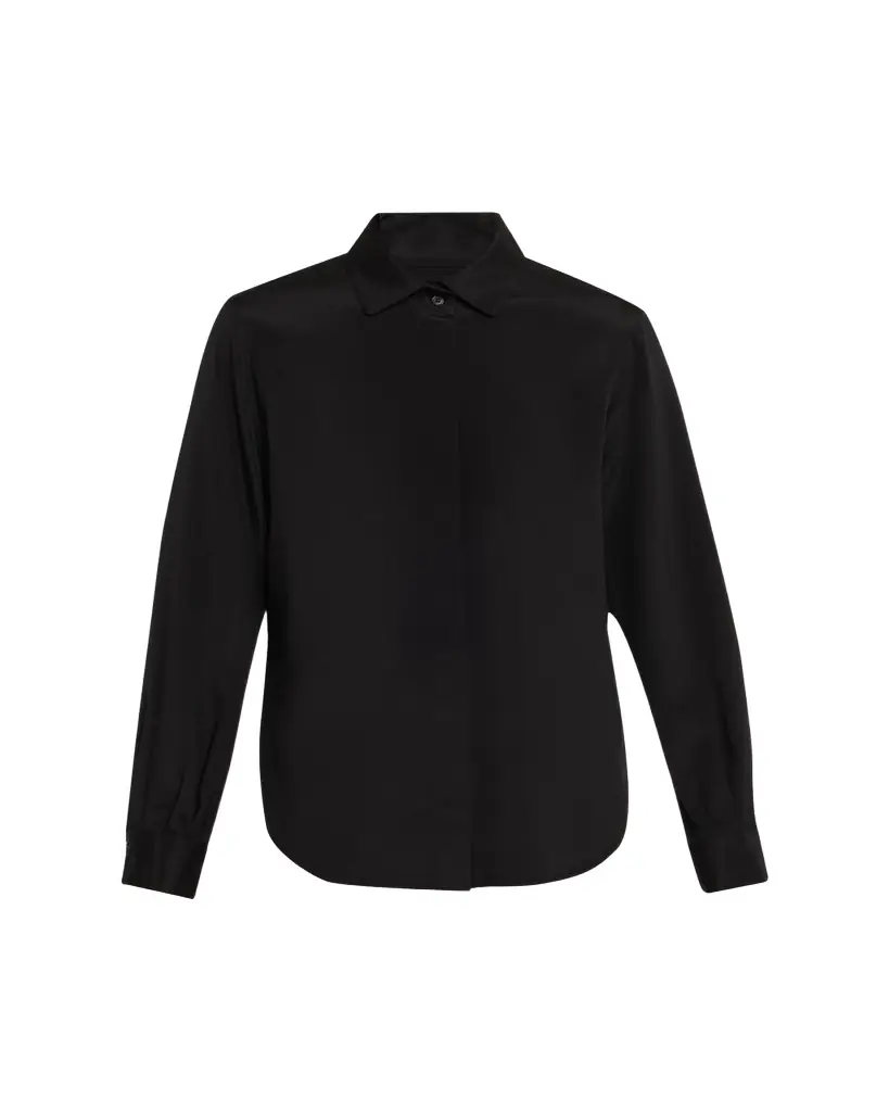 Lafayette 148 New York Pleated Button-Down Shirt