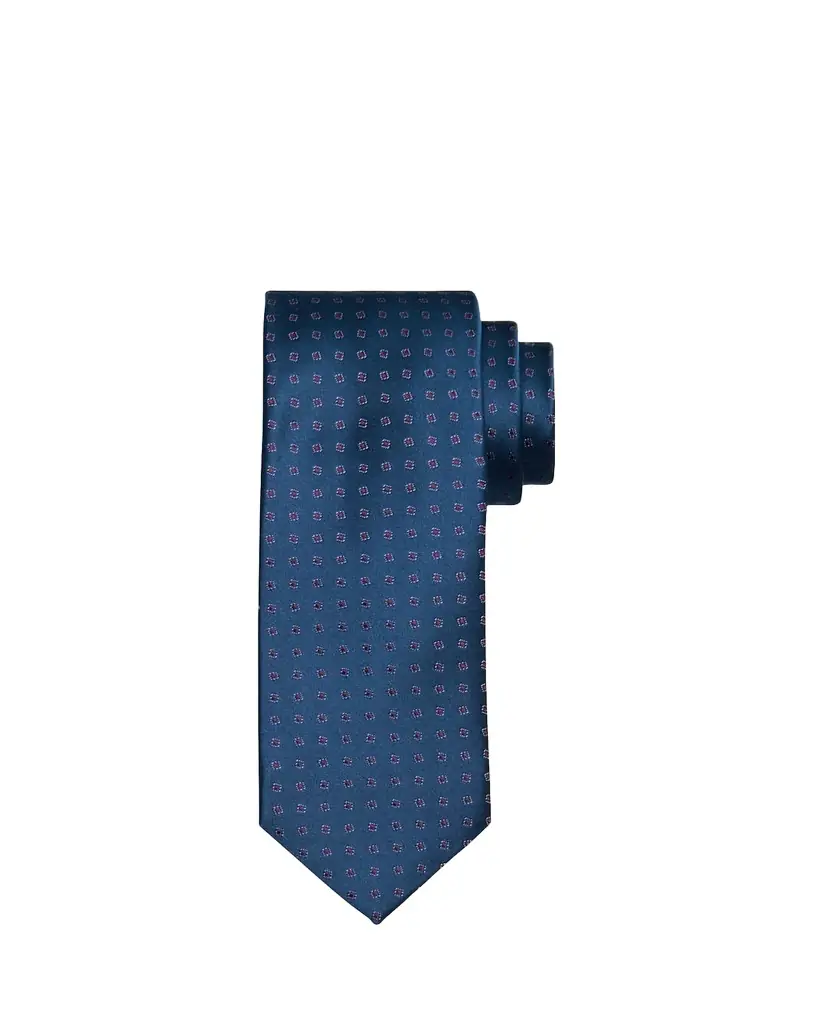 Charvet Men's Micro-Geometric Jacquard Silk Tie