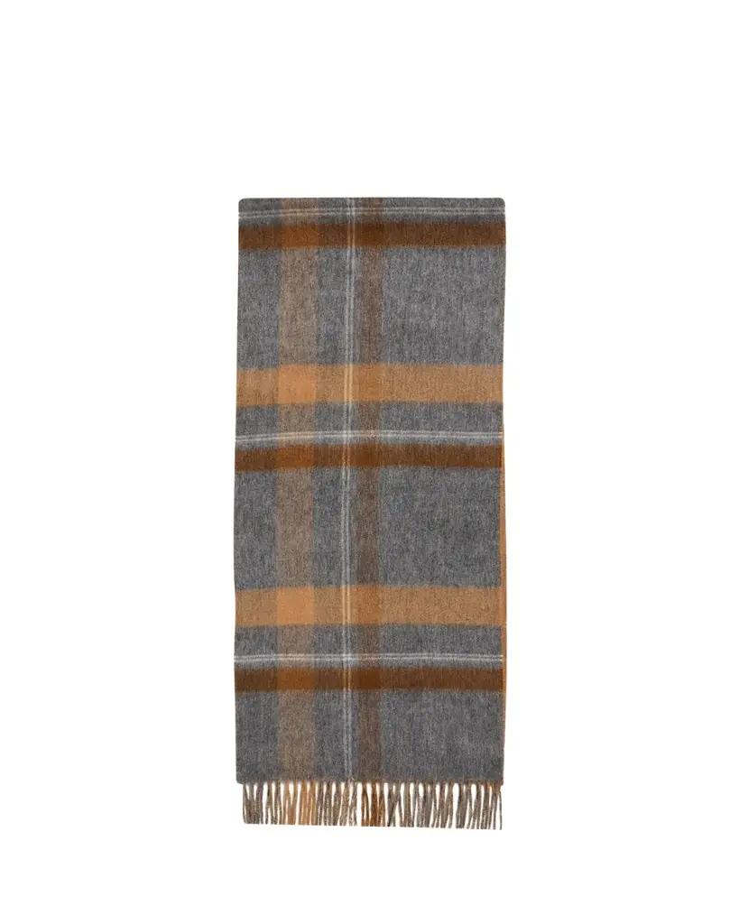Begg x Co Men's Taransay Check Cashmere Scarf