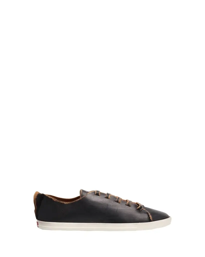 Prada Distressed Low-Top Leather Sneakers