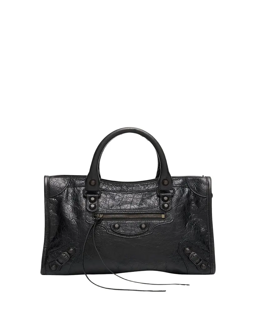 Balenciaga Le City Small Leather Top-Handle Bag