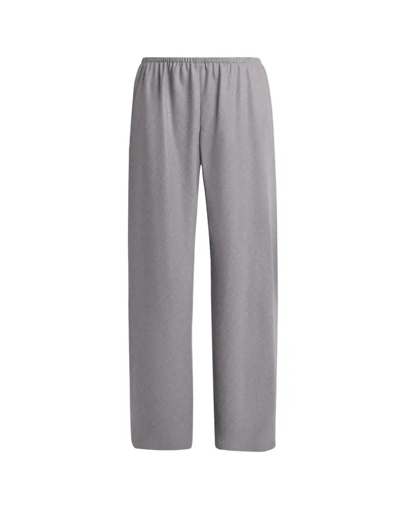 THE ROW Gala Wool Wide-Leg Pull-On Pants