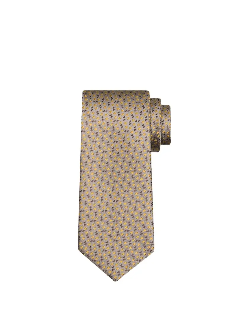 Charvet Men's Petite Crescent Silk Tie