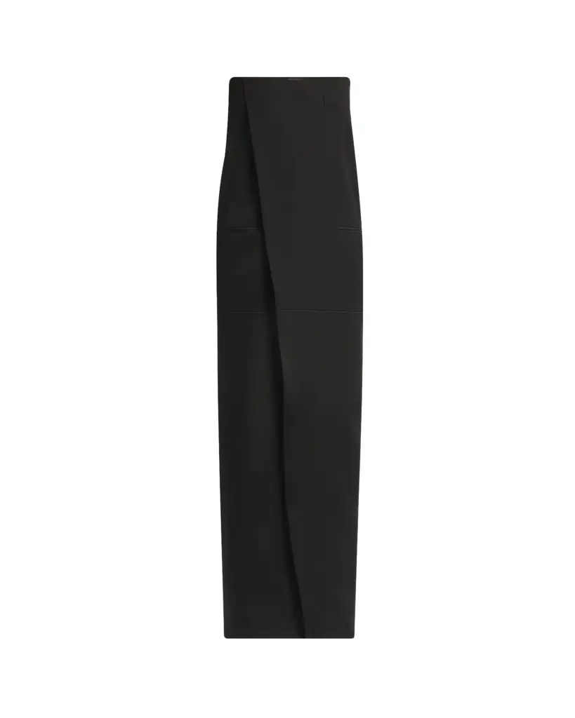TOM FORD Strapless Column Wrap Evening Gown