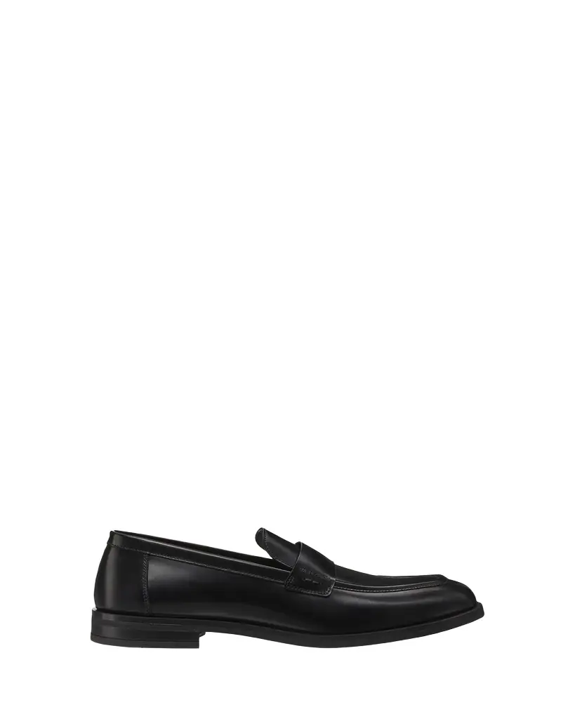 Stuart Weitzman Men's Club Brushed Leather Slip-On Loafers