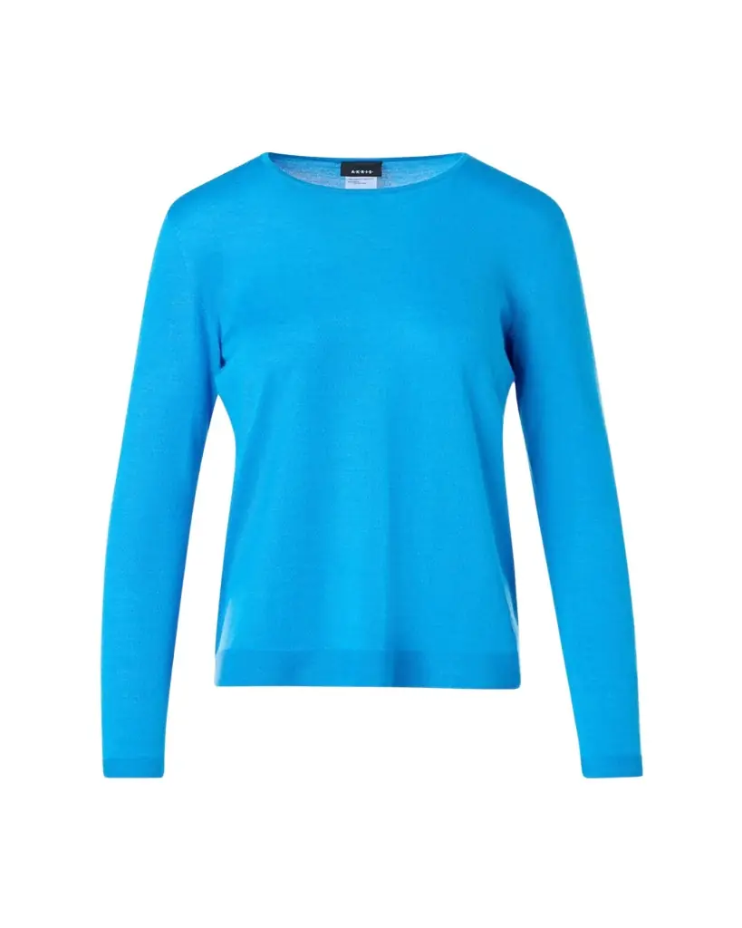 Akris Cashmere-Silk Crewneck Sweater