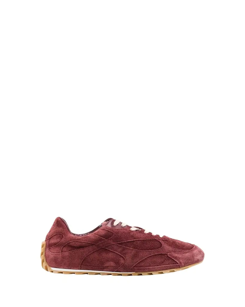 Bottega Veneta Orbit Flash Suede Low-Top Sneakers