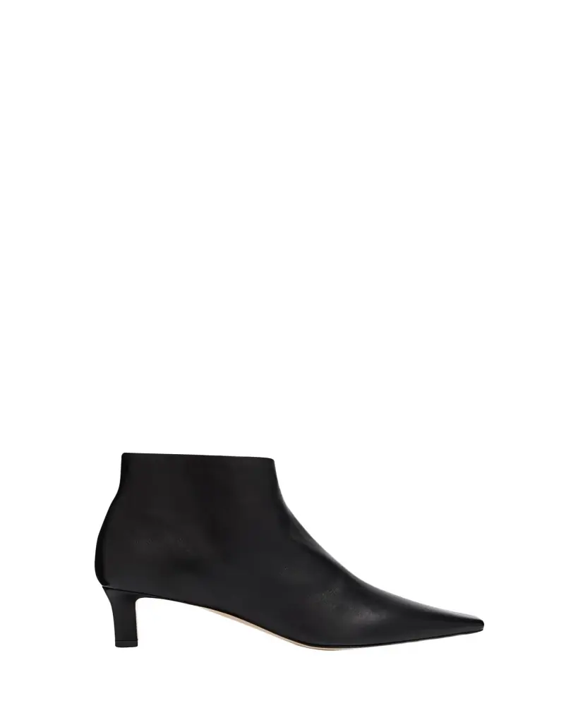 THE ROW Carla Nappa Leather Booties
