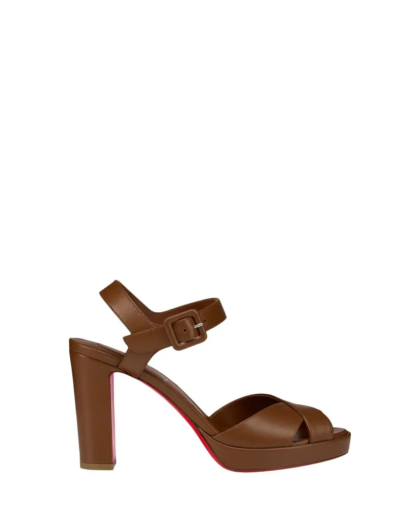 Christian Louboutin 100mm Cora Leather Sandals