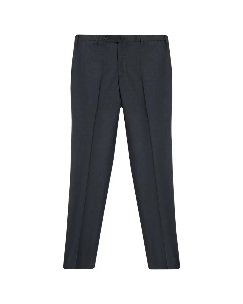 Incotex Men's Micro-Houndstooth Wool and Cashmere Trousers