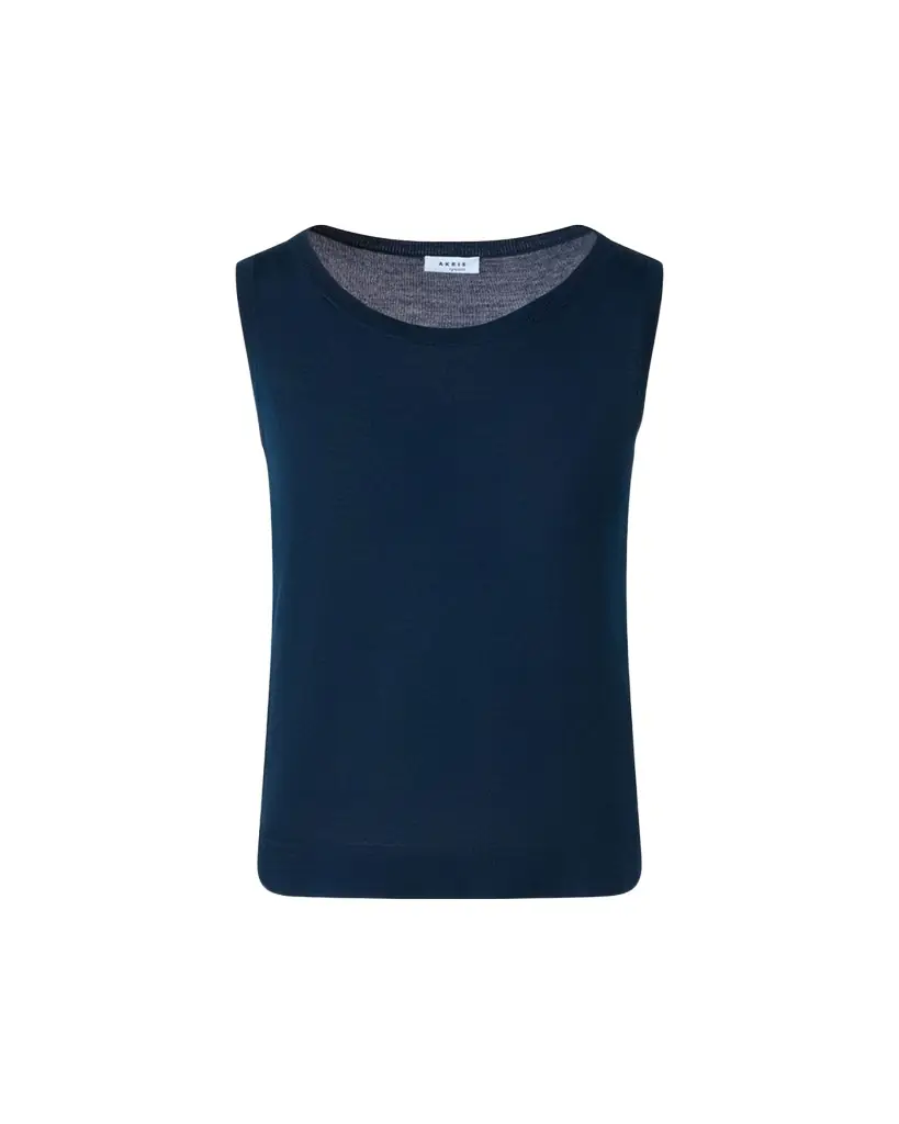 Akris punto Merino Wool Knit Tank Top