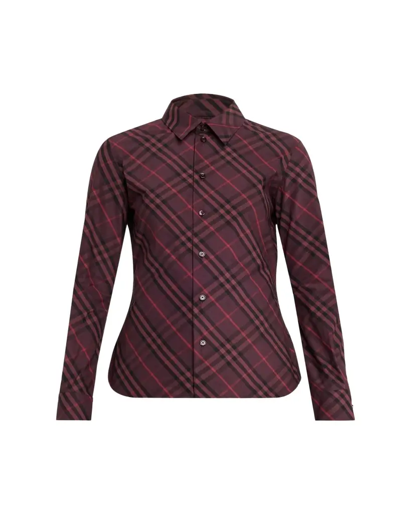 Burberry Simone Check Button-Down Shirt